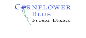 Cornflower Blue Floral Design