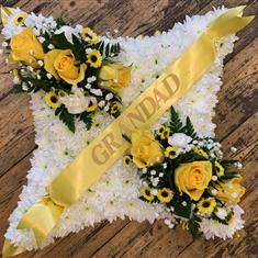Yellow Rose Cushion