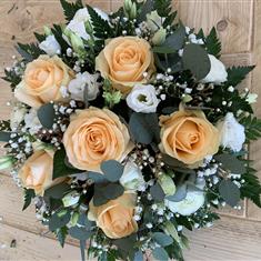 Peach Rose Posy