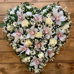 Loose Orchid Heart
