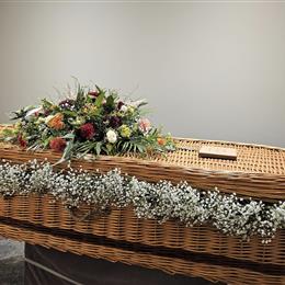 Gypsophila Casket Garland